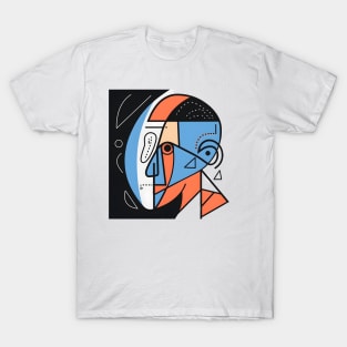 Picasso Style Robot T-Shirt